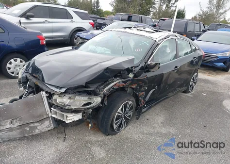 2017 Honda Civic Ex-T from USA, damaged, VIN 2HGFC1F39HH638510